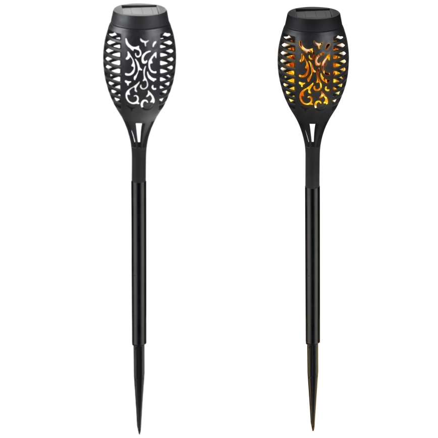 LED solcellelampe med sensor FUEGO LED/1,2V 200 mAh IP44