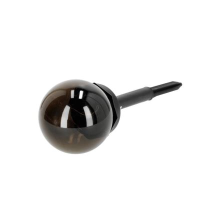 LED solcellelampe med sensor GLEAM LED/1,2V 3000K IP44 40 mAh røgfarvet/sort