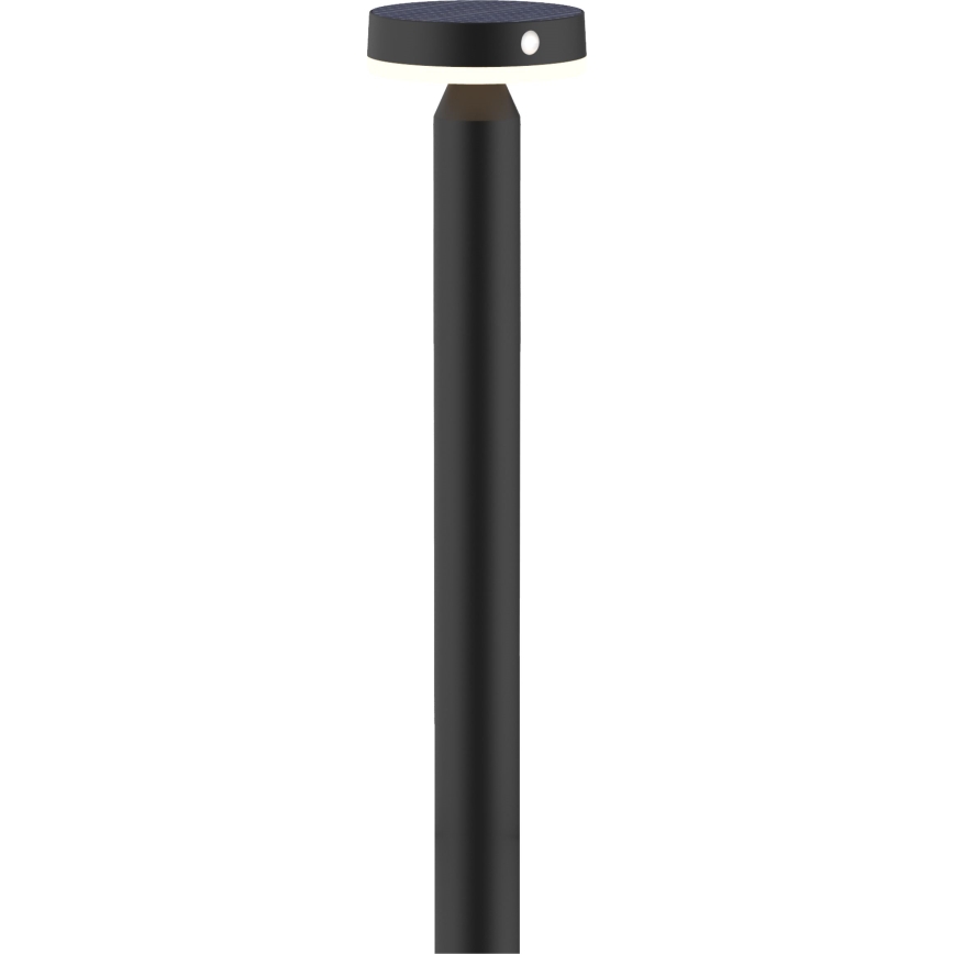 LED solcellelampe med sensor GWINEA LED/4,5W/3,7V 2000 mAh 50 cm IP44 sort