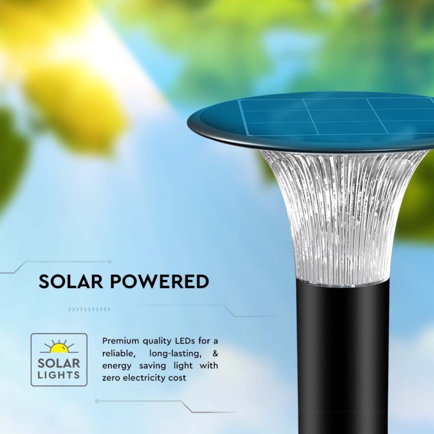LED solcellelampe med sensor LED/15W/3,2V 4000K/6000K IP65 6000 mAh