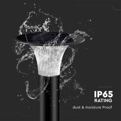 LED solcellelampe med sensor LED/15W/3,2V 4000K/6000K IP65 6000 mAh