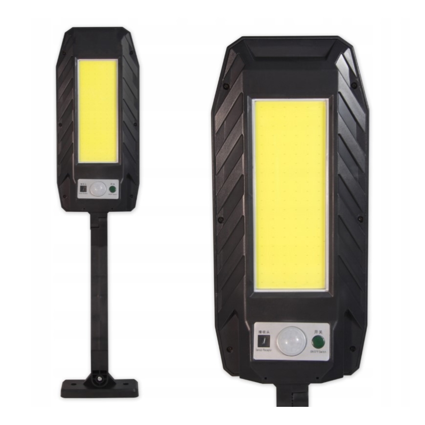 LED Solcelle gadelampe med sensor LED/2,5W/3,7V IP65 + fjernbetjening