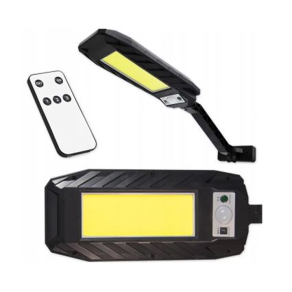 LED Solcelle gadelampe med sensor LED/2,5W/3,7V IP65 + fjernbetjening