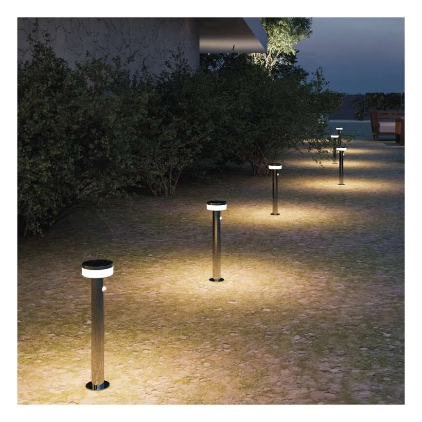 LED solcellelampe med sensor LED/2W/3,7V 1200 mAh IP44 80 cm