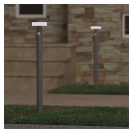 LED solcellelampe med sensor LED/2W/3,7V 1200 mAh IP44 80 cm