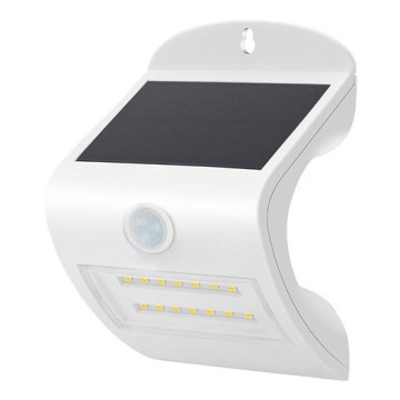 LED solcellelampe med sensor LED/3W