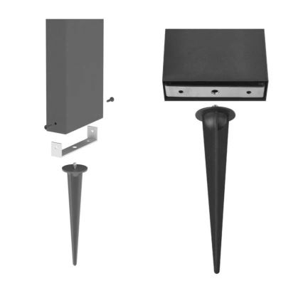 LED solcellelampe med sensor LED/4,4W/3,7V 2200 mAh IP44