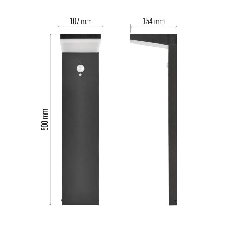 LED solcellelampe med sensor LED/4,4W/3,7V 2200 mAh IP44