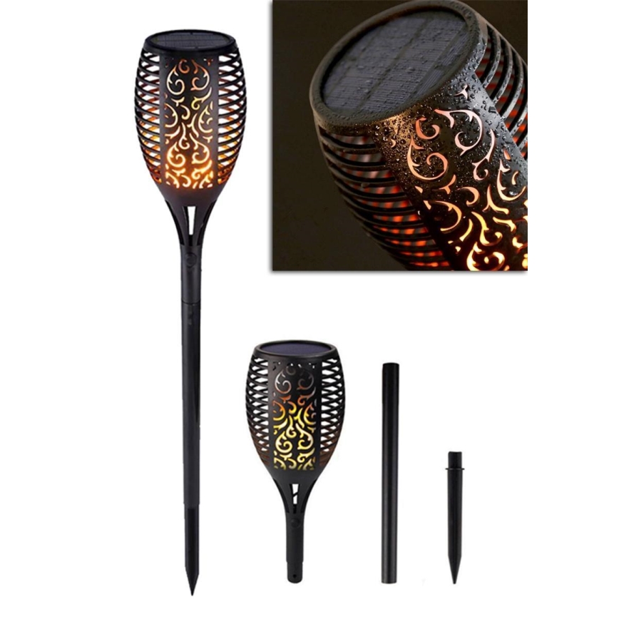 LED solcellelampe med skumringssensor LED/1,2W/1,2V 600 mAh IP44
