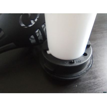 LED solcellelampe med skumringssensor LED/1,2W/1,2V 600 mAh IP44