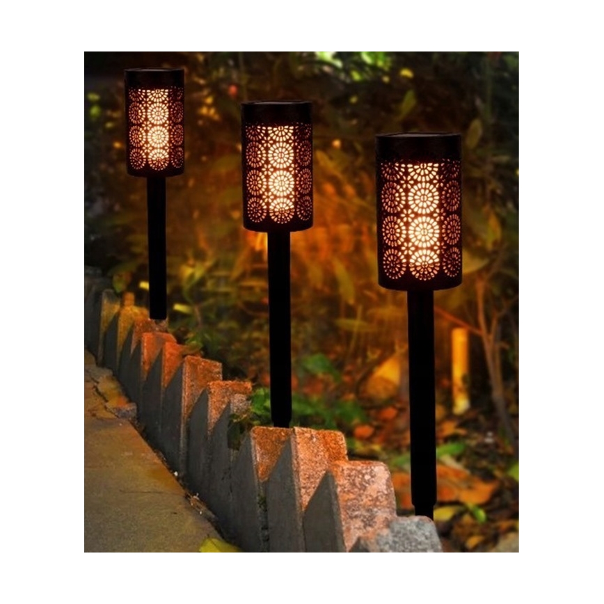 LED solcellelampe med skumringssensor LED/2V IP44