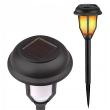 LED solcellelampe med skumringssensor LED/2V IP44