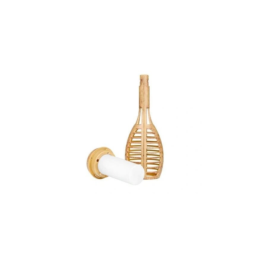 LED solcellelampe MINISPARK BAMBOO LED/1,8W/5,5V IP44 beige