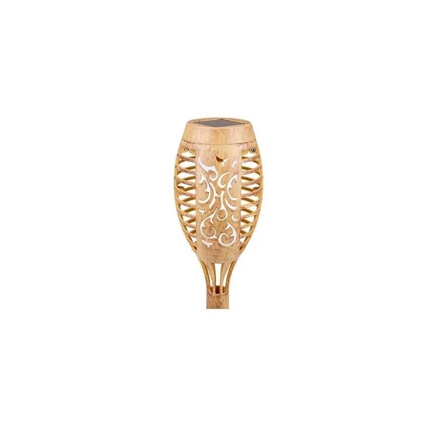 LED solcellelampe MINISPARK BAMBOO LED/1,8W/5,5V IP44 beige