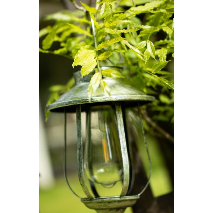 LED solcellelampe MOLLY 1xE27/1,2V IP44
