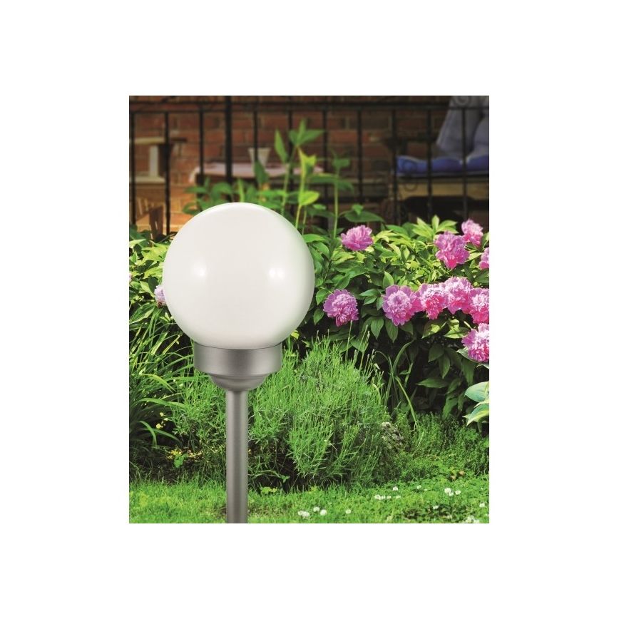 LED solcellelampe RGB-farver BALL LED/0,2W/AA 1,2V/600 mAh IP44