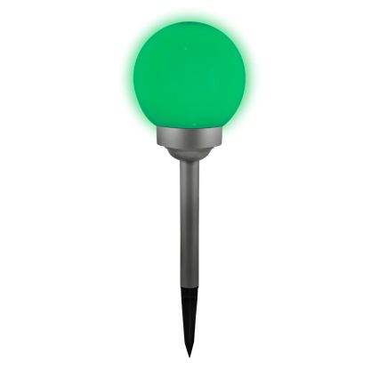 LED solcellelampe RGB-farver BALL LED/0,2W/AA 1,2V/600 mAh IP44