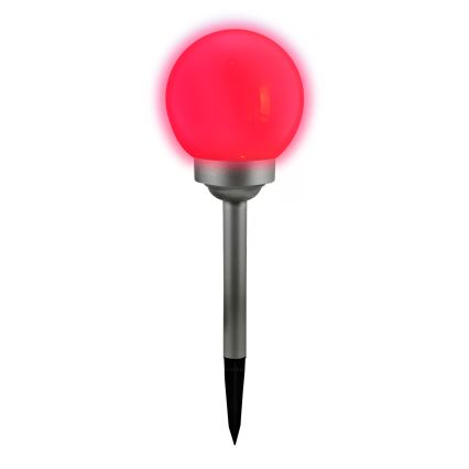 LED solcellelampe RGB-farver BALL LED/0,2W/AA 1,2V/600 mAh IP44