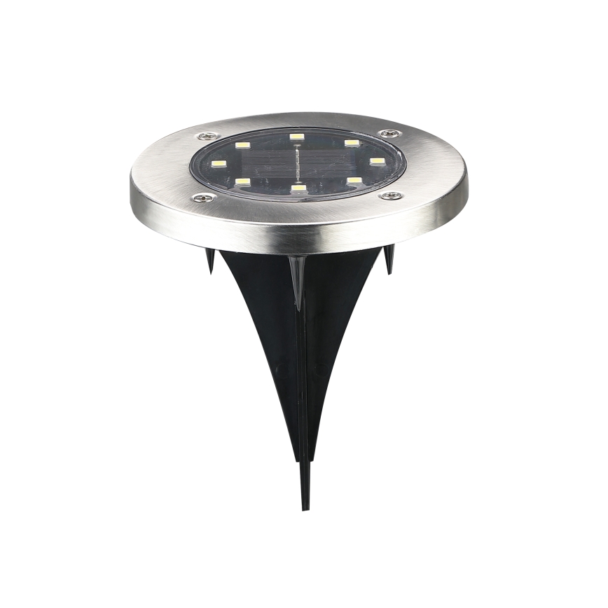 LED solcellelampe SOLLY LED/1,2V 6500K Ø 11,5 cm 300 mAh IP44 krom