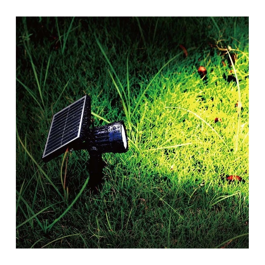 LED solcellelampe SPIKE LED/2W/5,5V IP65 3000K 1200 mAh