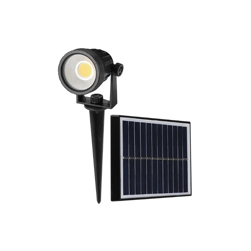 LED solcellelampe SPIKE LED/2W/5,5V IP65 4000K 1200 mAh