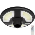 LED solcellelampe til udendørs brug med sensor LED/7,5W/3,2V IP65 4000K 15000 mAh + fjernbetjening