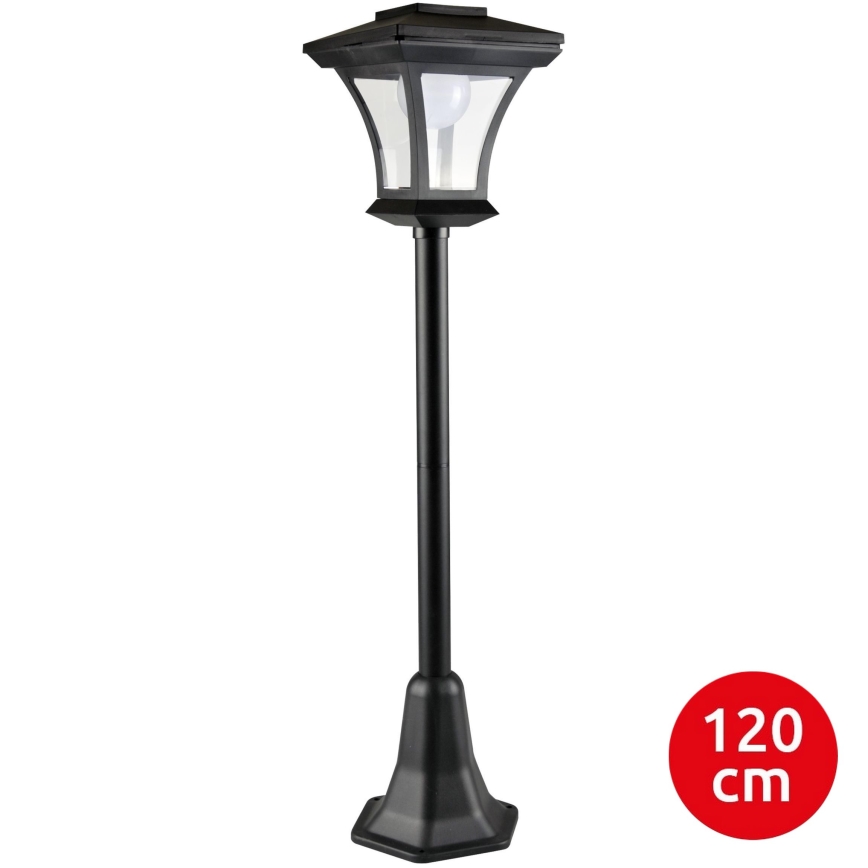 LED solcellelampe TIRANA LED/1,6W/1,2V 600 mAh IP44 sort