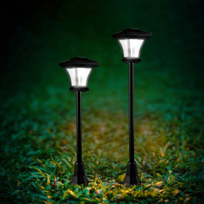 LED solcellelampe TIRANA LED/1,6W/1,2V 600 mAh IP44 sort