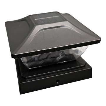 LED solcellelampe TOYA LED/4,5W/230V 3000/6500K 600 mAh IP44 sort