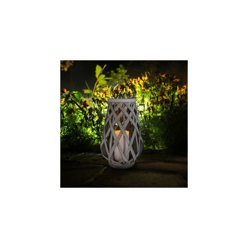 LED solcellelampe VIBORG 1xAA/1,2C/300mAh IP44