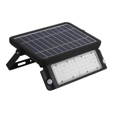 LED solcelleprojektør med sensor LED/10W/3,7V 4000K IP65 7200 mAh