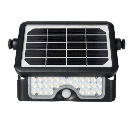 LED solcelleprojektør med sensor LED/5W/3,7V 4000K IP65 3000 mAh