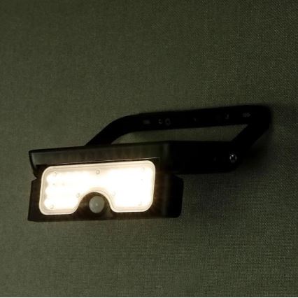 LED solcelleprojektør med sensor LED/5W/3,7V IP65 4000K 3000 mAh