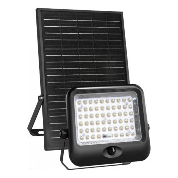 LED-solcelleprojektør med sensor MHCS LED/35W/3,2V 3000/4000/6500K IP65 15000 mAh + fjernbetjening