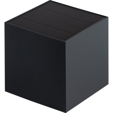 LED solcellevæglampe med sensor REKA LED/3W/3,7V 1800 mAh 3000/4000/6500K IP65 sort