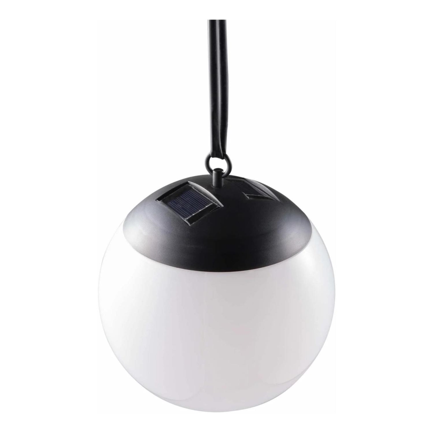 LED Soldrevet pendel KIARA LED/1,2V 600 mAh IP44 sort