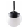 LED Soldrevet pendel KIARA LED/1,2V 600 mAh IP44 sort