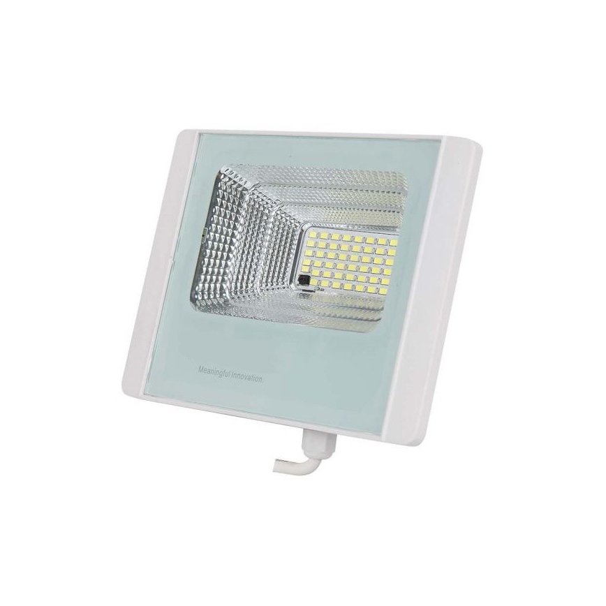 LED Soldrevet projektør LED/12W/3,2V IP65 4000K + fjernbetjening