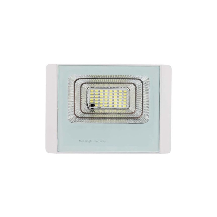 LED Soldrevet projektør LED/12W/3,2V IP65 4000K + fjernbetjening