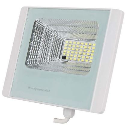 LED Soldrevet projektør LED/12W/3,2V IP65 6400K + fjernbetjening