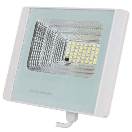 LED Soldrevet projektør LED/20W/3,2V IP65 4000K + fjernbetjening