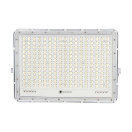 LED Soldrevet projektør LED/30W/3,2V 4000K hvid IP65 + fjernbetjening