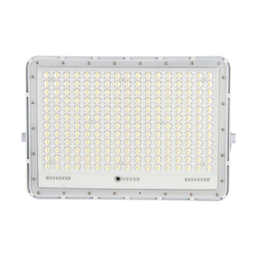 LED Soldrevet projektør LED/30W/3,2V 4000K hvid IP65 + fjernbetjening