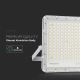 LED Soldrevet projektør LED/30W/3,2V 4000K hvid IP65 + fjernbetjening