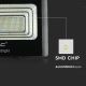 LED Soldrevet projektør LED/40W/10V IP65 6000K + fjernbetjening