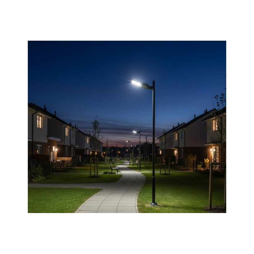 LED solcelledrevet gadelampe med sensor STREET LED/20W/7,4V 3000/4000/6000K IP65 5400 mAh