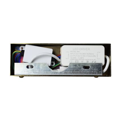 LED spejlbelysning til badeværelset KLIMT LED/8W/230V 3000/4000/6000K 40 cm IP44 guld