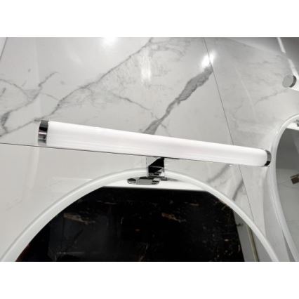 LED-spejlbelysning til badeværelset LED/10W/230V 45 cm IP44 blank krom