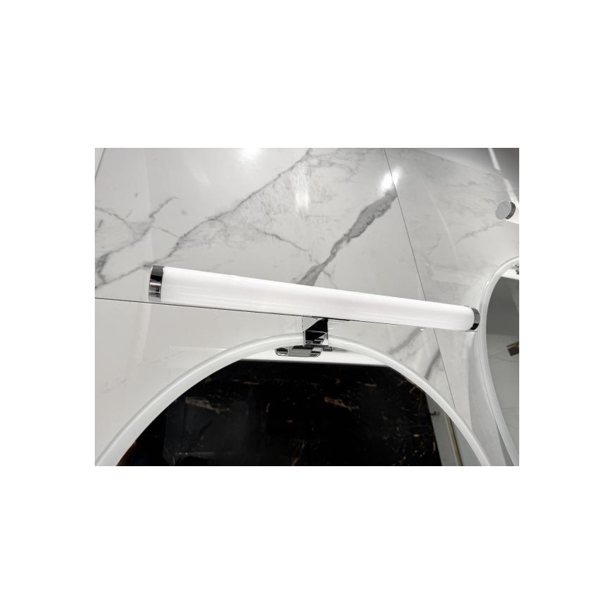 LED-spejlbelysning til badeværelset LED/10W/230V 45 cm IP44 blank krom
