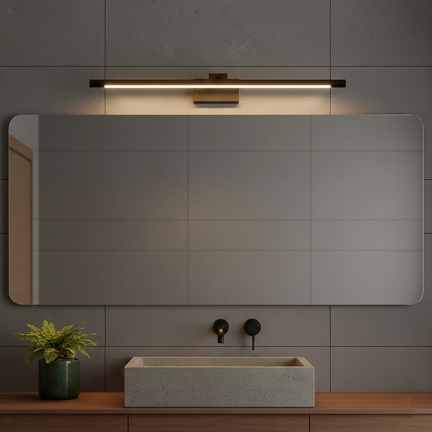 LED-spejlbelysning til badeværelset MIRROR LED/8W/230V 4000K IP44 60 cm sort